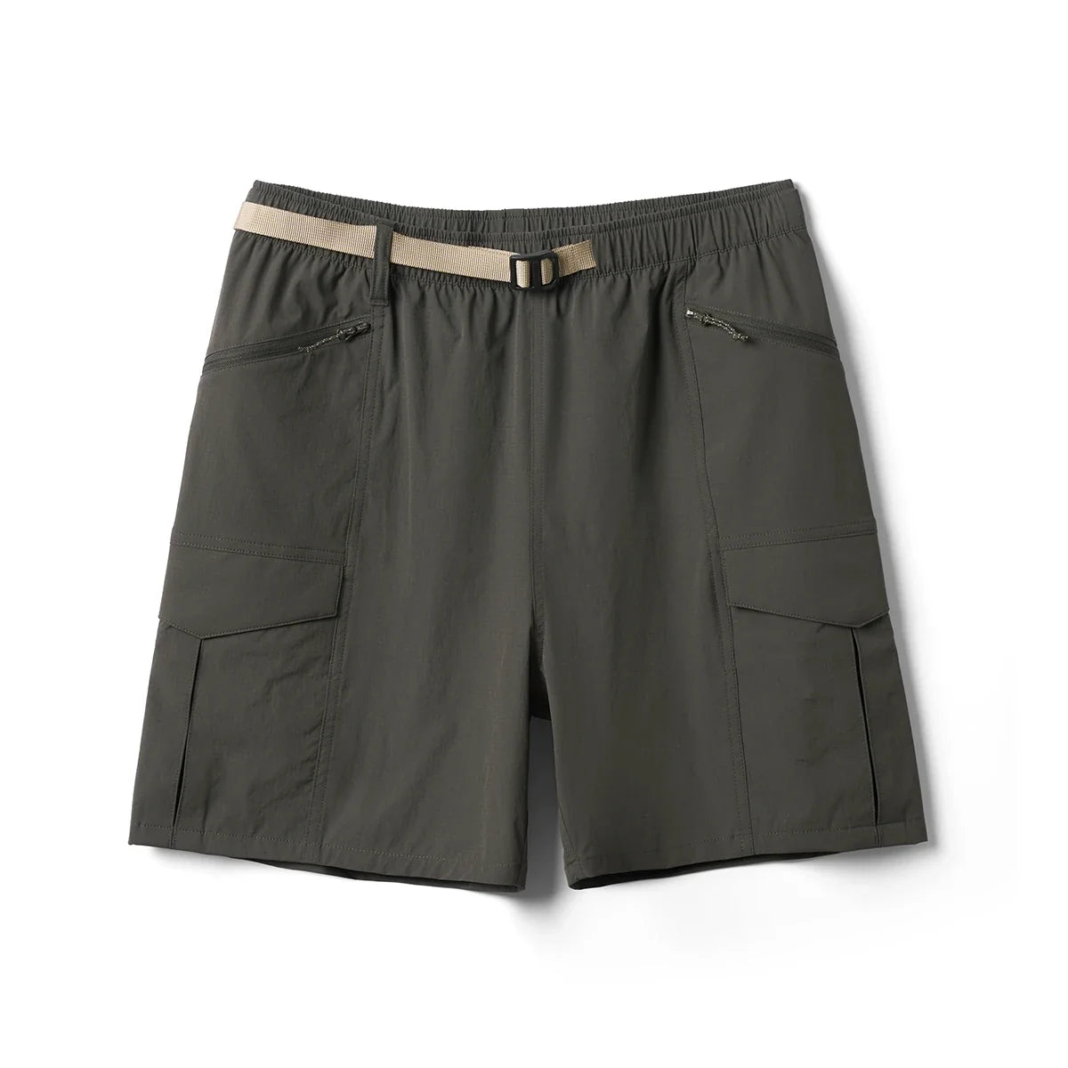 2026 Summer New Oversize 145gsm Elastic Quick Dry Fabric Shorts Men Elastic Wait Cargo Outdoor Shorts
