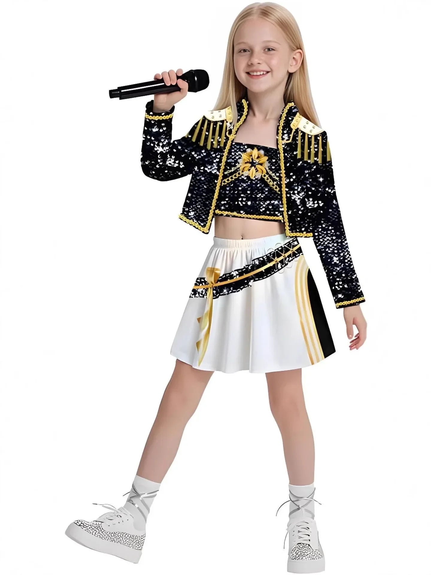 Anime Movie Kids Cosplay Rumi Zoey Mira Cosplay Suit Clothes KPop Rumi Zoey Cosplay Costume 3D Print Costume