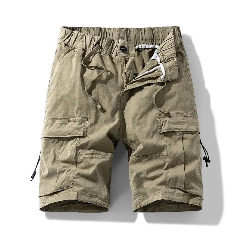 Men Multi Pocket Loose Cargo Pants Men Thin Breathable Casual Outdoor Male Shorts Men Summer Shorts New Trendy Sports Shorts