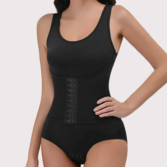 Bodysuit Shapewear Double Breasted Tummy Control Body Shaper Postpartum Slimming Woman Waist Trainer Flat Belly Comfort Corset