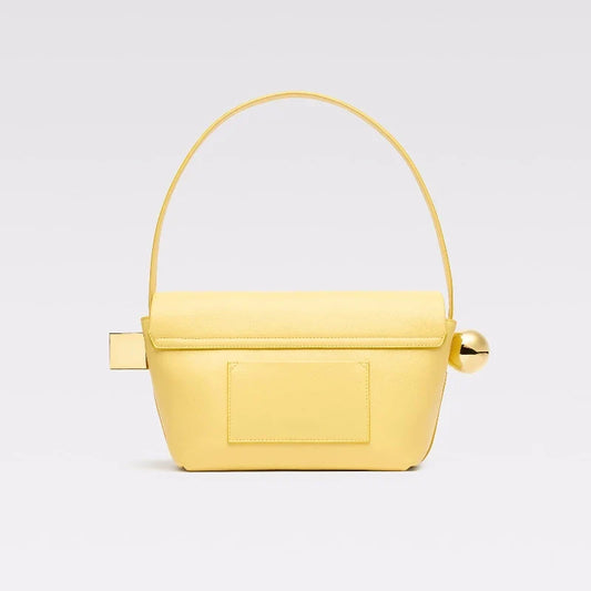 Women's Shoulder Bag with Flap, Solid Color Fashion Top Handle bag with Metal, Women's Luxury Design Handbag for Everyday Style