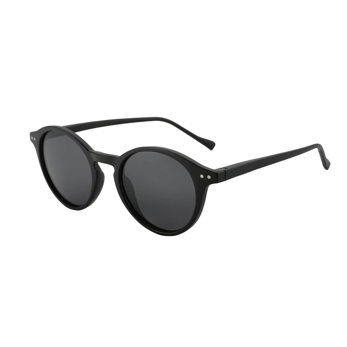 (XL Size)Retro Polarized Sunglasses Men Women Vintage Round Frame Sun Glasses UV400 Goggles Shades