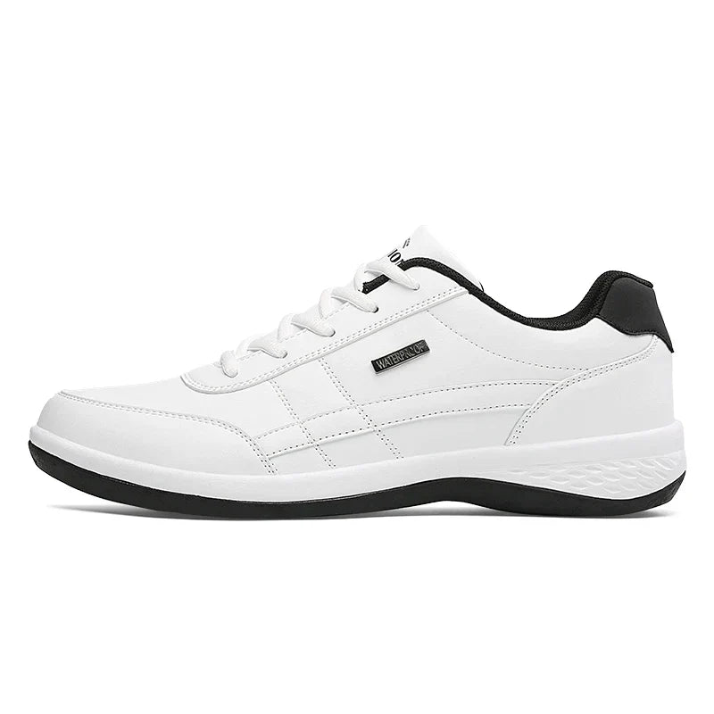 New Men Shoes Casual Shoes Leather Lace-Up Casual Sports Shoes Outdoor Wear-Resistant Vulcanized Shoes High-Quality Men Shoes