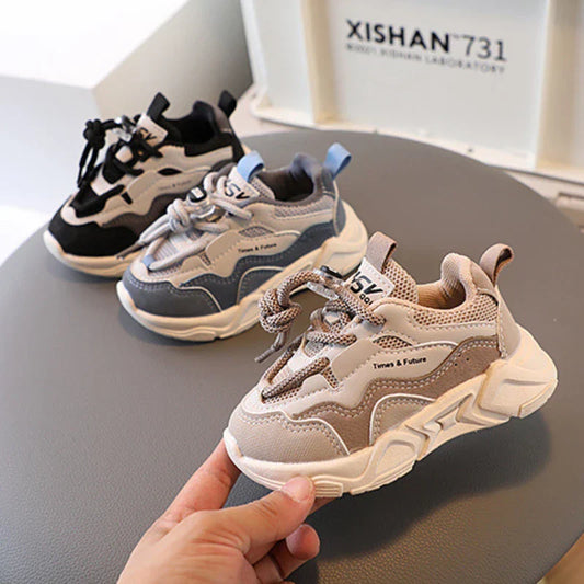 Children's Sneakers Spring Autumn Mesh Breathable School Running Sports Shoes for Boy Girl Causal Fashion Kids Basketball Shoes