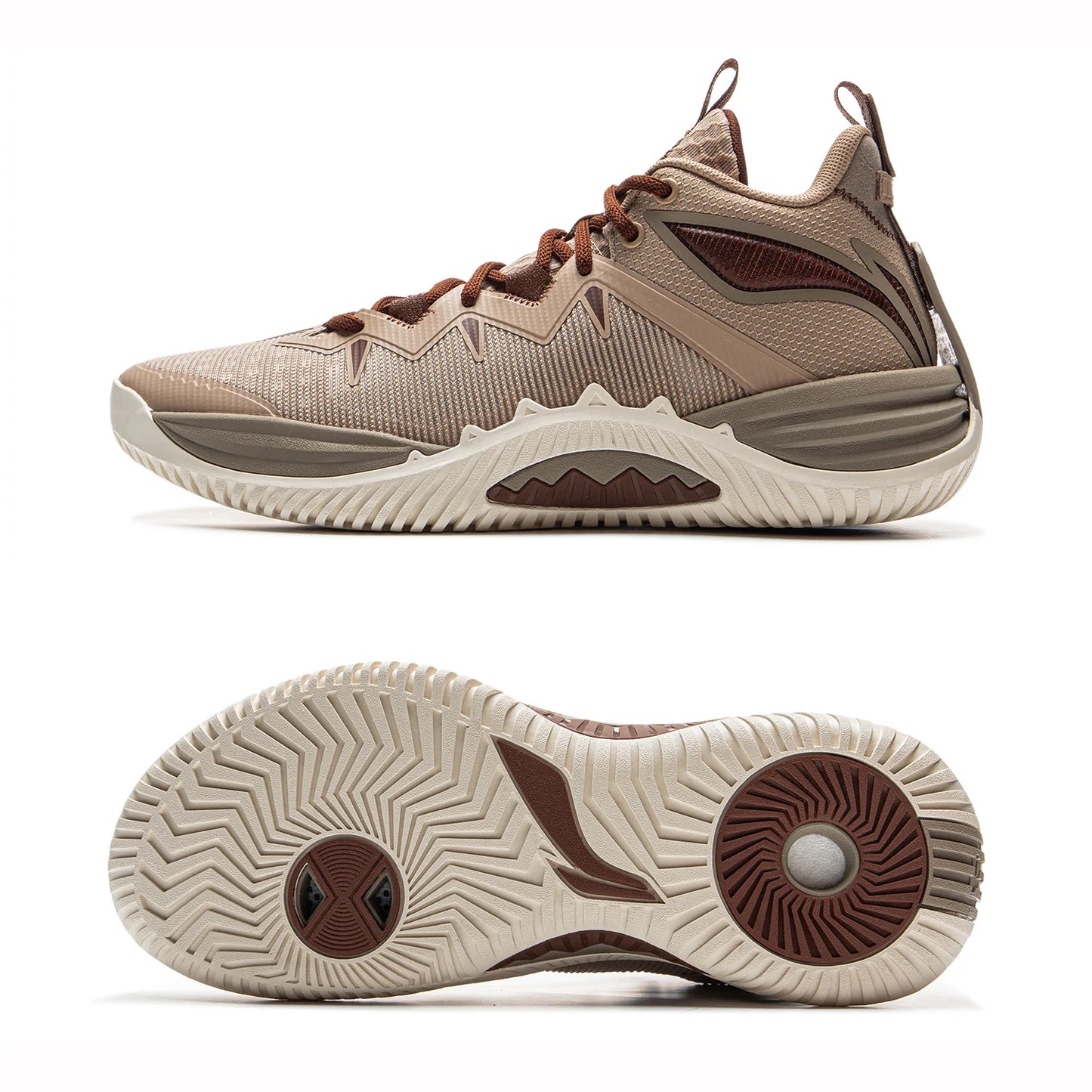 Men's BADFIVE STORM 2025 Outdoor Basketball Shoes BOOM Cushioning TUFF OS Wearable LiNing Sports Sneakers ABFV017