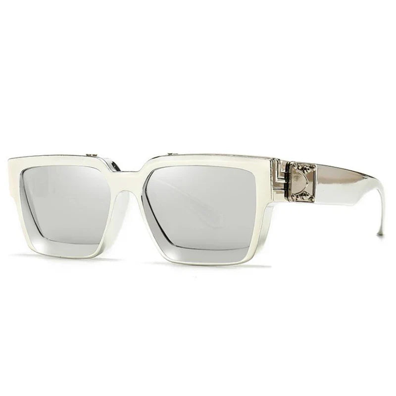 Cycling Brand Rectangle Sunglasses Men Women Luxury Shades Retro Square Sun Glasses Eyewear Trend Punk Eyeglasses For Male
