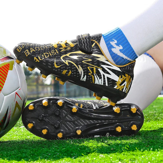 New Men Kids Football Boots Ultralight Professional Boys Match Grass Soccer Shoes Cleats Non-Slip Training Shoes Drop Shipping