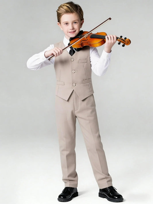 Boys' Vest & Pants Set Children's 2pcs Vest & Pants Set School Uniforms