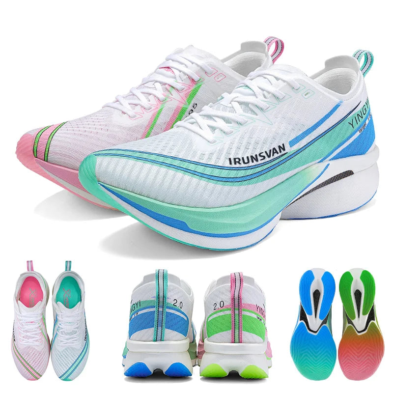 2026 Carbon Shoes Trail Running Shoes Marathon Air Cushion Men Sports Running Shoes Original Trendy Casual Unisex