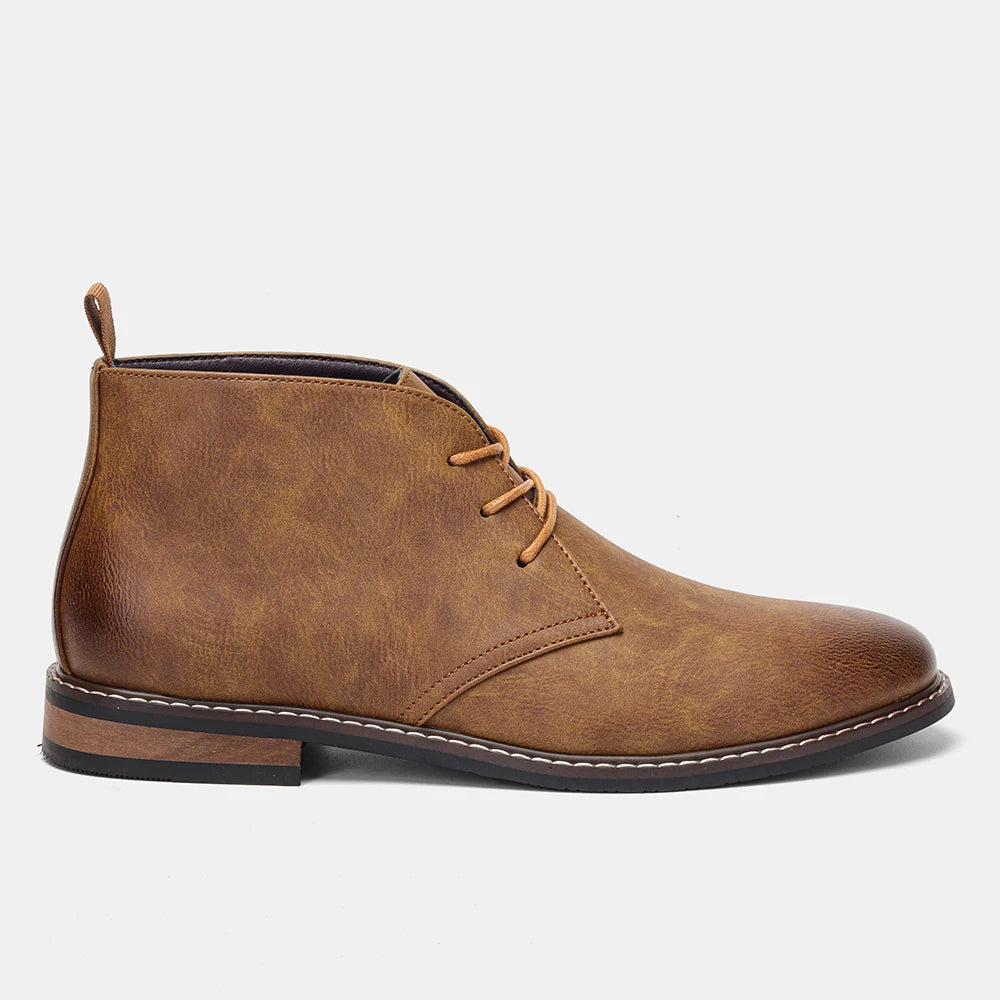 Retro Men Ankle boots Brand Plus Size Desert Boots Comfortable Leather Boots For Men#KD589