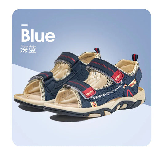 Children Sport Sandals Summer for Boys Outdoor Casual Beach Shoe Comfortable Soft Sole Kids Walking Sandials Non-slip