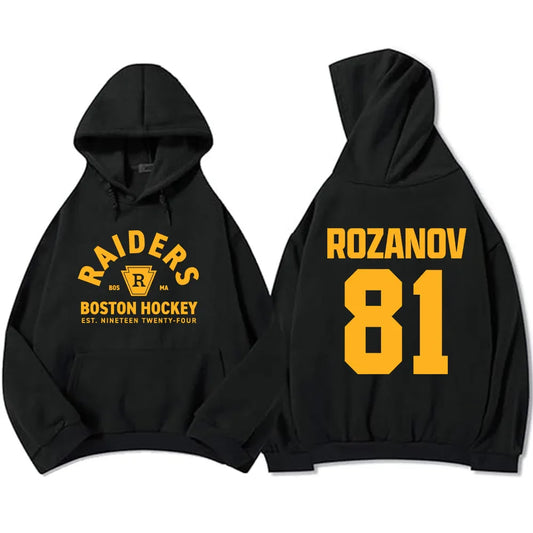 Heated Rivalry TV Hoodies Shane Hollander 24 Llya Rozanov 81 Scott Hunter 21 Sweatshirt Montreal Metros Boston Raiders Clothing