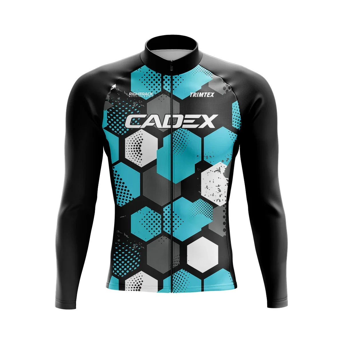Men's CADEX Winter Cycling Jersey TRIMTEX Long Sleeve Cycle Clothes Spring Autumn Mesh/Fleece Thermal RIGHTTRACK Bike Clothing