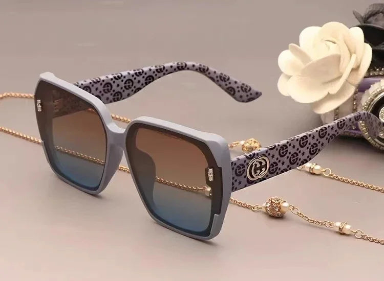 Fashion Polarized Sunglasses Internet Celebrity Sunglasses 2025 New Ins Spice Girl Style Premium Women's Sunglasses