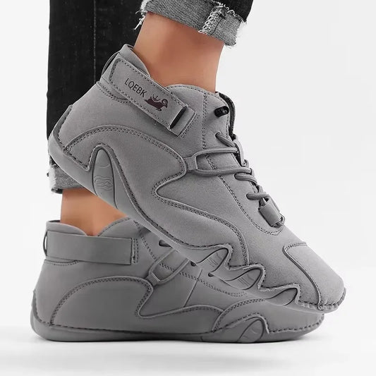 New 2025 Men's Retro Design Sports Shoes Men's Outdoor Casual Leather Breathable Comfortable Summer Hot Selling Flat Ankle Boots