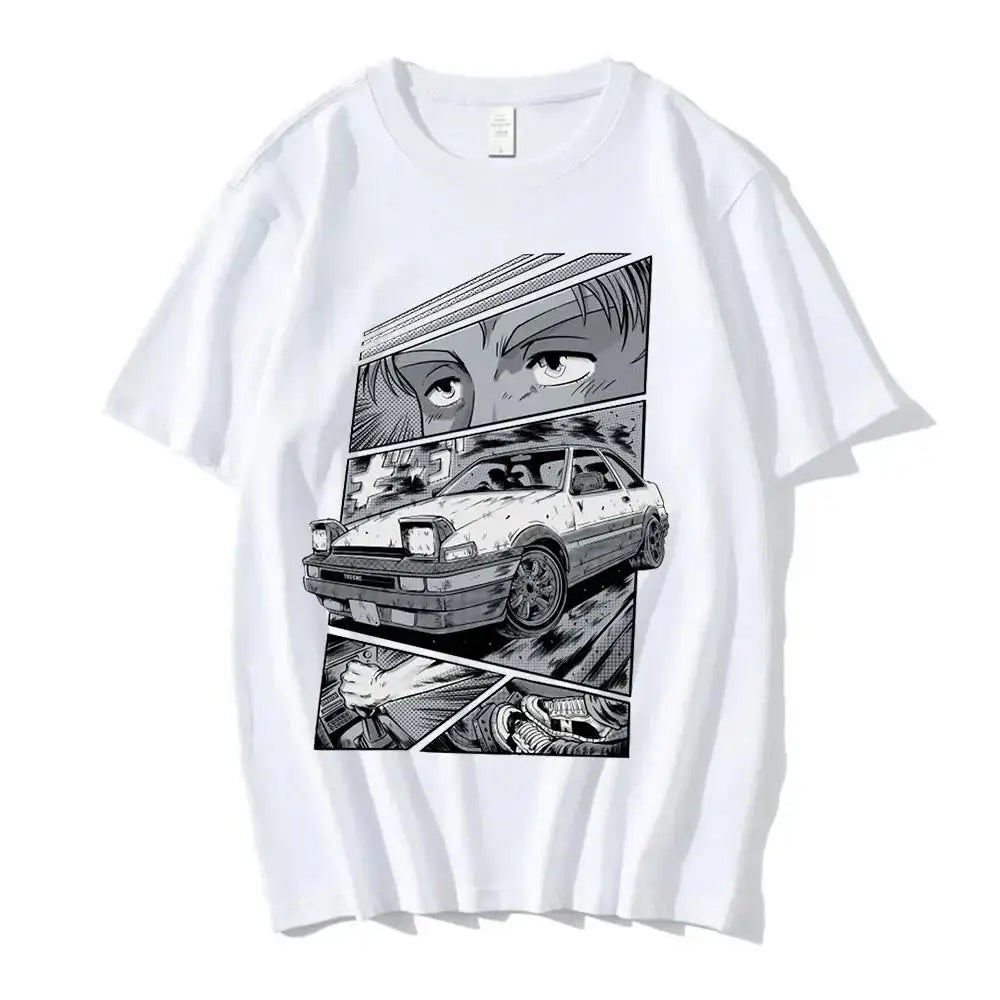 Initial D T Shirt Japanese Anime Graphic Funny Harajuku Manga T Shirt Fashion Casual Short Sleeve Plus Size T Shirt Women