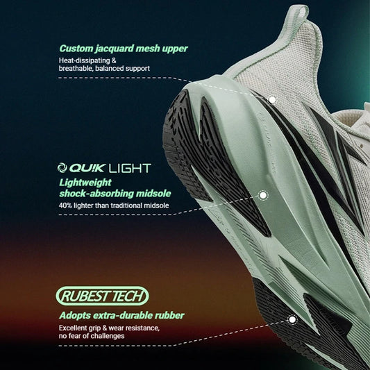 Flame Team 3.0 Men Running Shoes Carbon Plate Test-runner Stable Rebound Traction Male Racing Sneakers 672612233