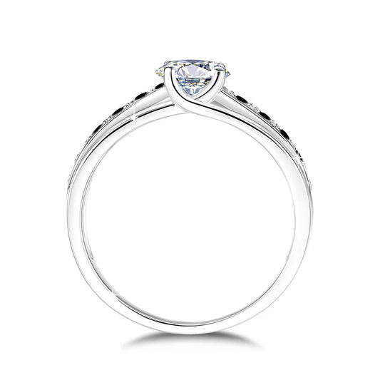 1 Carat Moissanite Rings With Certificate Original 100% Silver 925 Party Designer Jewelry Wife Gift Free Shipping Items