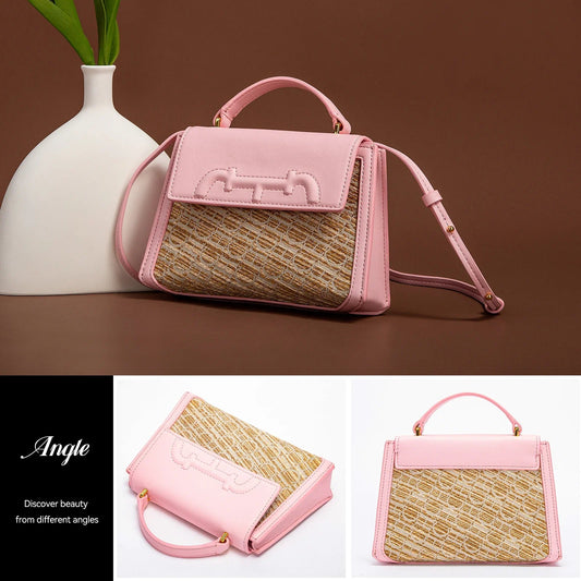 Exquisitely Crafted Fashionable Women's New Shoulder Bag Minimalist Color-Block Design Versatile Women's Handbag