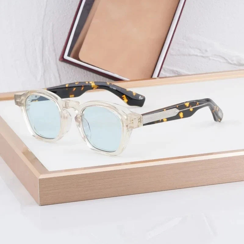 Ins Handmade Sunglasses 10th Anniversary Limited Edition Acetate Brand Classical Design Men Women Prescription Glasses with Case