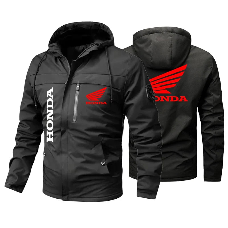 2026 Honda Spring/Autumn Men's Motorcycle Hoodie, Casual Fashion, Honda Outdoor Hoodie, Honda Logo Racing Team Clothing Sports e