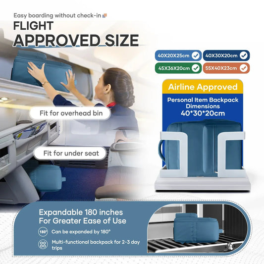 New Vacuum Compression Backpack Aircraft Ryanair 40x30x20 Airplane Travel Bag Cabin Bag Wizzair Carry On Luggage Laptop Bags