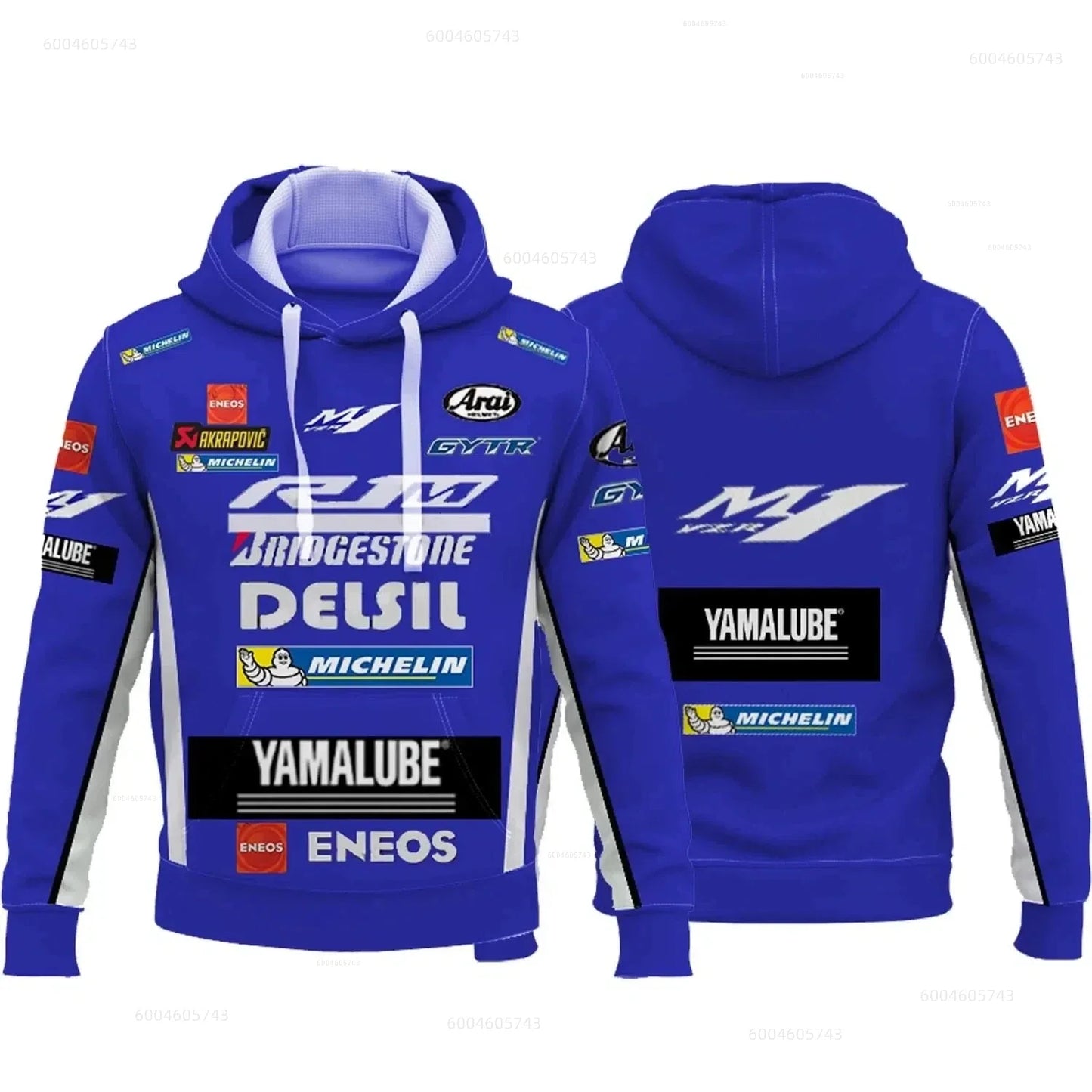 M1 Racing Suit Men's 3D Printed Motorcycle Hoodie, Suitable for Extreme Sports and Motorcycle Riding