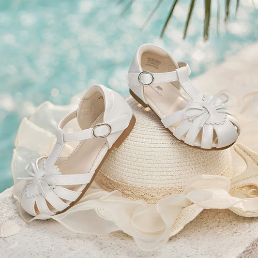Girls Summer Sandals Children Fashion Shoes Soft Cool Breathable Princess Sweet Party Baby Casual Sandals DB2251120-A