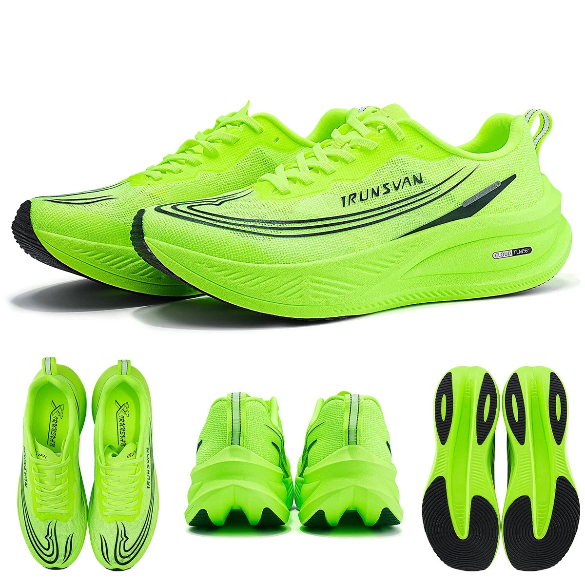 New Lightweight Running Shoes For Both Men And Women Shock-Absorbing And Wear-Resistant Racing Training Sports Shoes