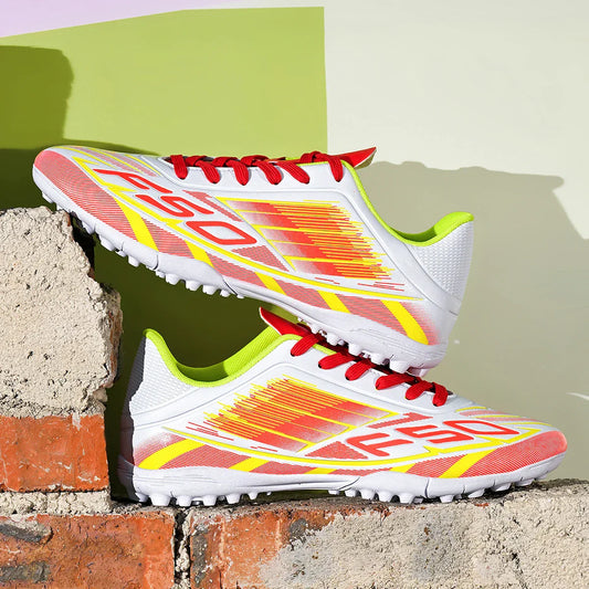 Durable and breathable soccer shoes TF nail breaking four season universal sports shoes outdoor and indoor sports shoes
