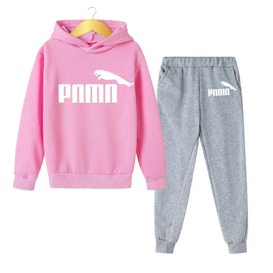 3-12 Years Children Holiday Gifts 2pcs Set Boy Girl Kid's Clothes Hoodie+Pants Suit Spring Autumn Tracksuit