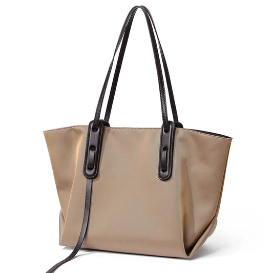 Bag Women 2022 New Summer Genuine Leather Tote Female Casual Fashion Simple Underarm Shoulder Bag Large Capacity Shopper Handbag