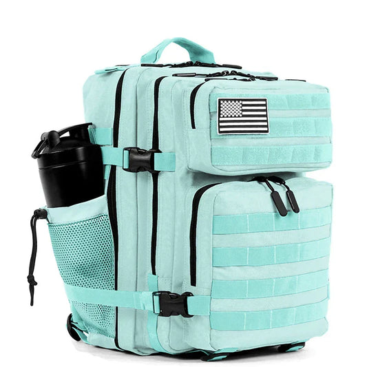35L Tactical Backpack for Women Men Molle Outdoor Travel Camping Hiking Bag Sports Weekend Athlete Gym Rucksack Dual Cup Holders