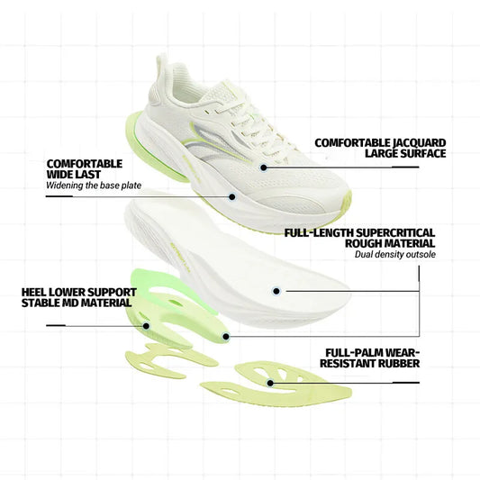 MAX Men Running Shoes New Mesh Soft Breathable Rebound Shock-absorber Stable Versatile Male Sneaker 672522225