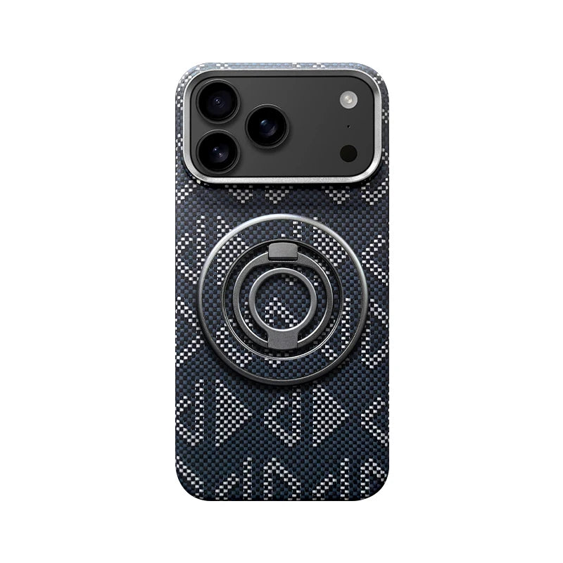 Ultra Slim Real Aramid Kevlar Carbon Fiber Business Case For IPhone 17 Air Pro Max Magnetic Charging Shockproof Protective Cover