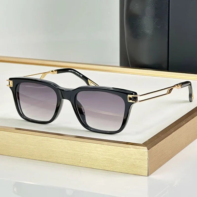 Luxury Crafted Designer Sunglasses Square for Men Women Top High Quality Classic Aesthetics Germany Brand Trendy UV400 with Case