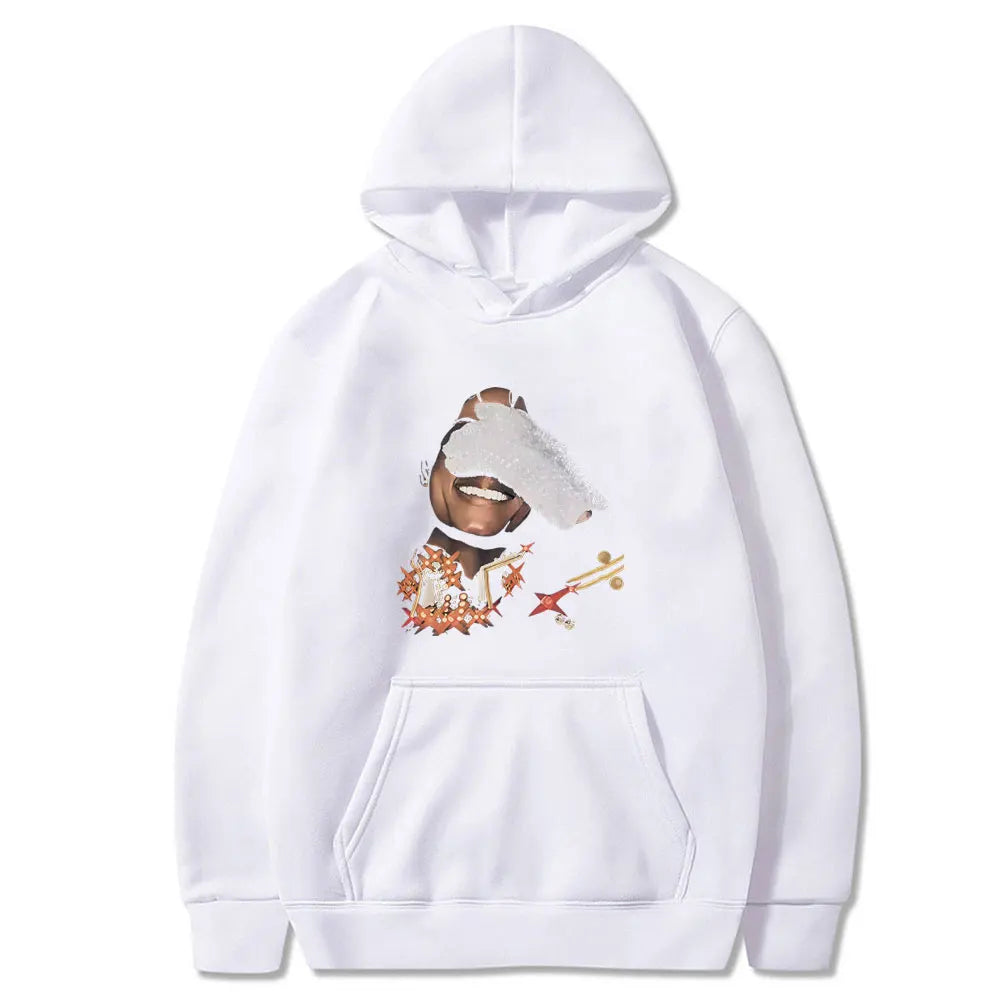 Michael Jackson Face Graphic Hoodie Men Women Classic Vintage Gothic Rock Streetwear Unisex Hip Hop Oversized Pullover Hoodies