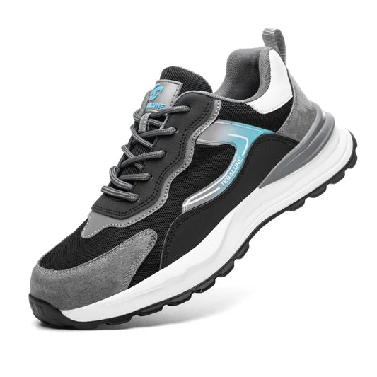 Plastic Toe Summer Breathable Labor Shoes Composite Toe Cap Indestructible Work Safety Boots Sneakers Lightweight Male Shoes