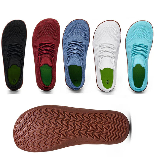 2025 New Wide-toe Men's Shoes Casual Soft Sole Wide-Toe Shoes Walking Sneakers Breathable Mesh Comfortable Barefoot Shoes