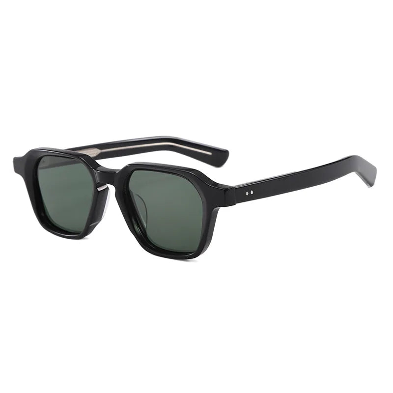 Fashion New Square Polarized Men Sunglasses High-end Acetate Women Outdoor Driving UV400 Sun Glasses Support Prescription Lenses