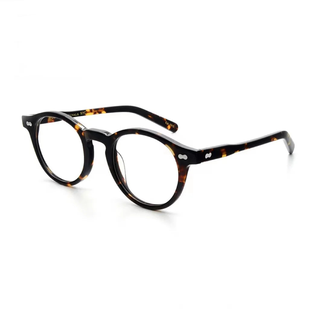 Authentic Johnny Depp MILTZEN Retro Casual Transparent Lenses Men Women Sun Glasses Classic Formal Business Male Couple Eyewear