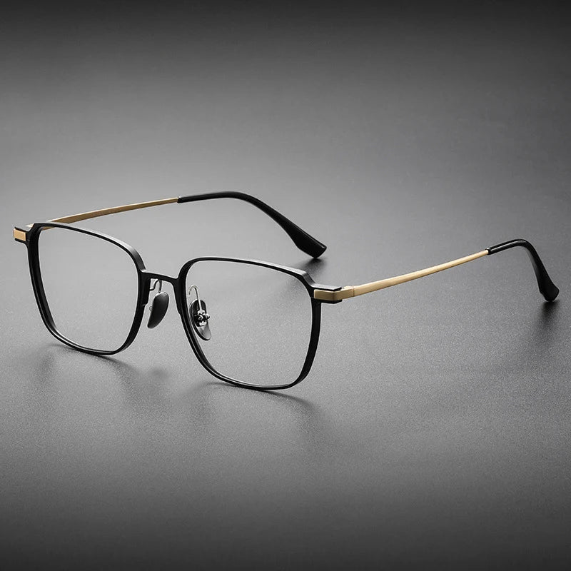 Aluminum Titanium Legs Men's Business Classic Anti-Blue Light Computer Glasses Reading Glasses Customizable Lenses 20229
