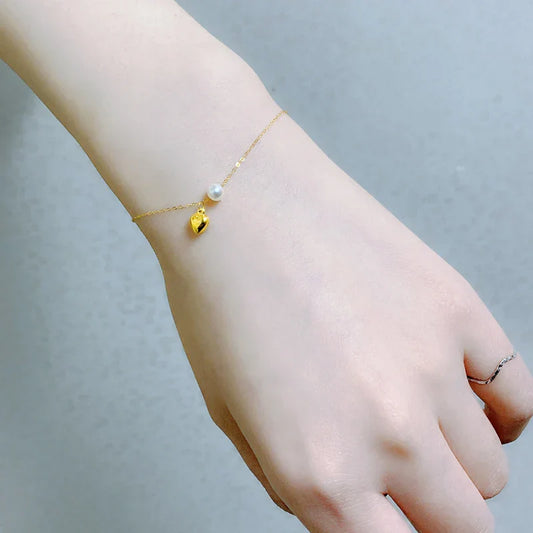 Véritable Bracelet en Or Jaune 18 carats Au750, Bijoux Fins, Cadeau de Mariage, Boîte Nuptiale, Marque Tendance, Chaînes pour Femmes