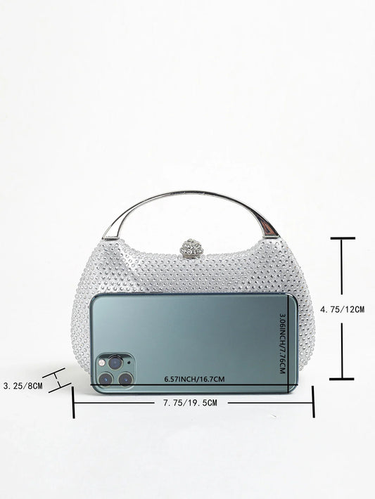 Mini Hot Diamond Shell Box Handy Dinner Bag
