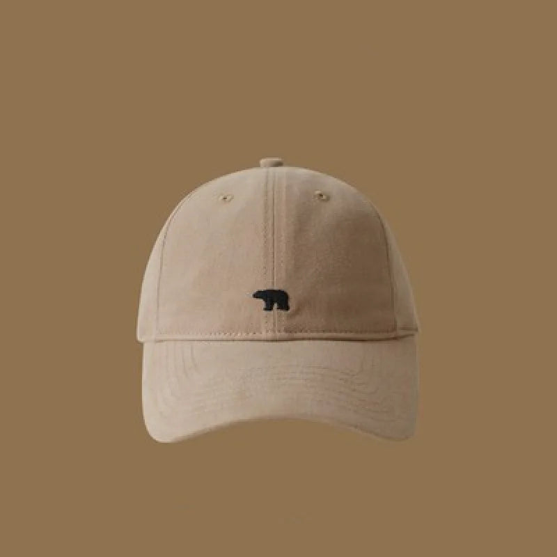 1pc Polar Bear Embroidered Baseball Hat for Men and Women,outdoor leisure Daily Leisure,Outdoor Travel,Sunscreen,Duck Tongue Hat
