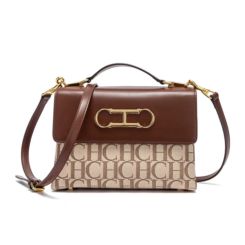 Women's Classic Retro Fashion Shoulder Bag Versatile Business Commuting Handbag 2025 Letter Design