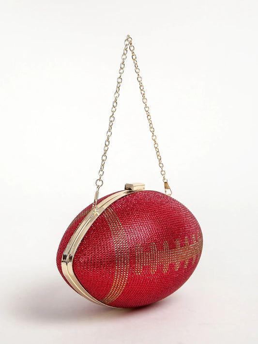Bag Rhinestone Evening Bag Women Rugby Gum Rhinestone Prom