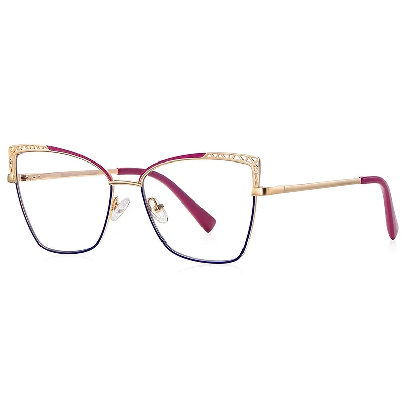Fashion optical Frame Brand Design Women Eyeglasses Can Customized Prescription Anti-blue Light Prescription Glasses 3106