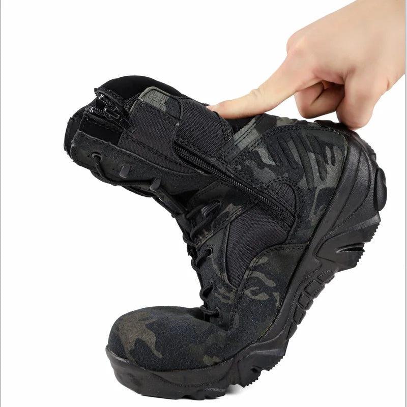Men's Boots 2026 New Combat Shoes For Men Outdoor Sport Climb Mountains Cross Country Men Sneakers sapatos masculinos