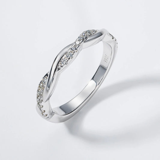 1.5ct Princess Cut Center Moissanite Bridal Rings Set 925 Sterling Silver Engagement Wedding Band Rings Wholesale